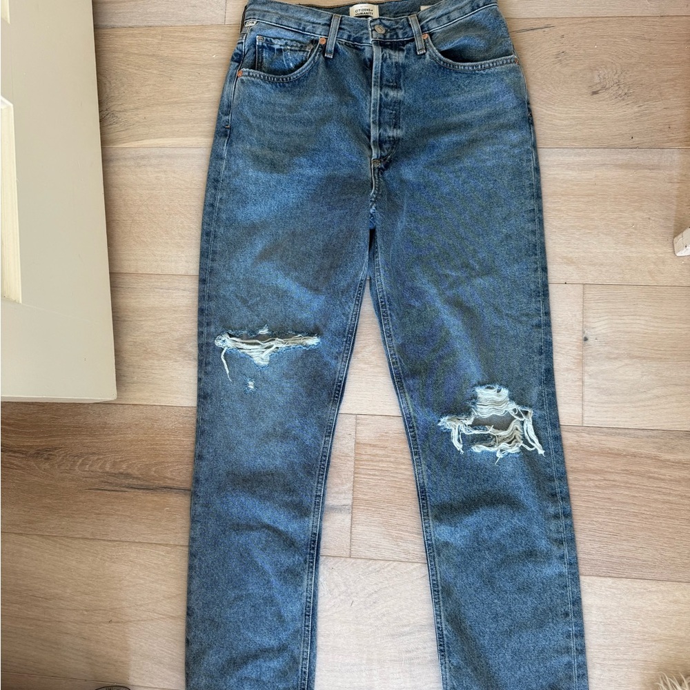 Citizens of Humanity- Sabine Distressed Blue Jeans